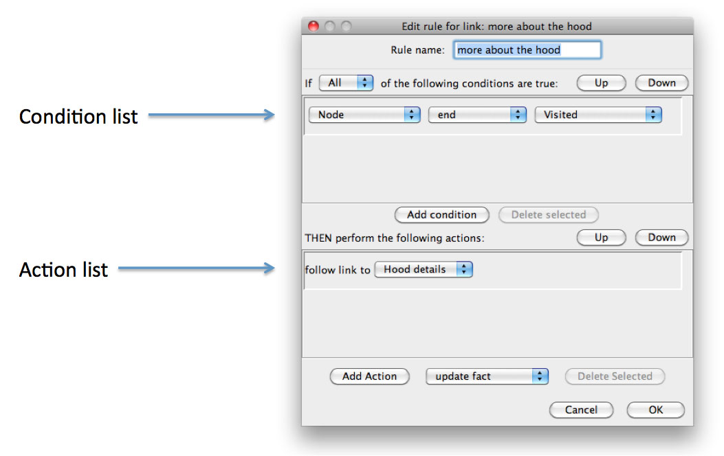 Rule editor